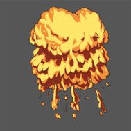 illustration 2d explosion N27