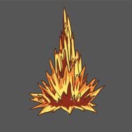illustration 2d explosion N32
