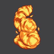illustration 2d explosion N42