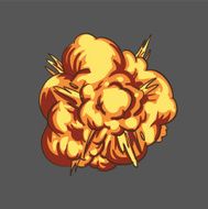 illustration 2d explosion N45