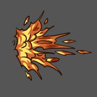 illustration 2d explosion N58