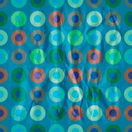 Retro blue pattern with torus N2