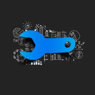 Drawing business formulas wrench N16