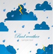 Bad weather background N2