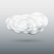 Fluffy cloud with shadow N2