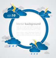 Bad weather background N6