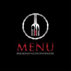 Restaurant menu vector design template