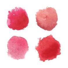 Watercolor style design elements N4