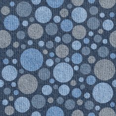 Bubble decorative pattern - seamless pattern blue jeans textile