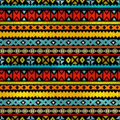 Tribal art ethnic seamless pattern N49