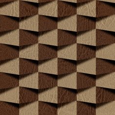 abstract decorative bricks - seamless background leather texture