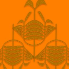 abstract orange vector wheat pattern background