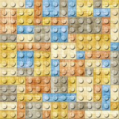 Decorative building cubes - seamless pattern papyrus texture