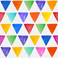 Seamless abstract watercolor triangular background N2