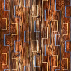 Abstract zig zag pattern - seamless background wooden surface
