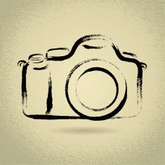 DSLR Camera with Brushwork