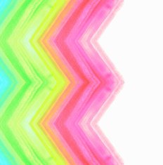 Bright watercolor zigzag pattern on white background N2