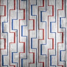 Decorative pattern - seamless background red-blue colors