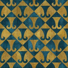 Abstract paneling pattern - seamless background hipster symbol N16