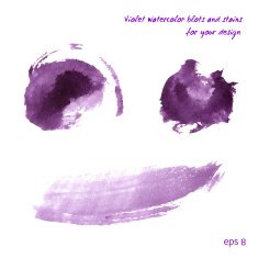 Watercolor brush strokes N14