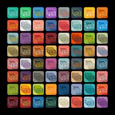 Flat design towels N3