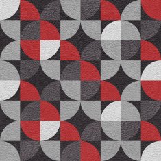 Abstract paneling pattern - seamless background leatherette te