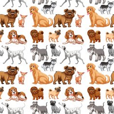 Seamless dogs