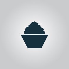 cupcake web icon vector design N2