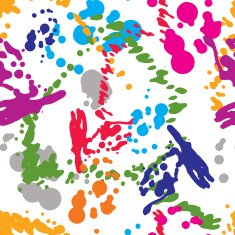 Colorful watercolor graffiti splash overlay elements inaccurate N3