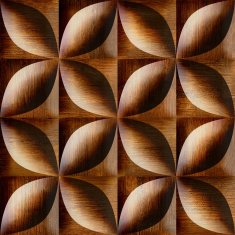 Abstract decorative tiles stacked for seamless background