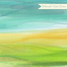 Green and blue watercolor texture