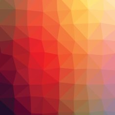 Red geometric low poly style illustration graphic background