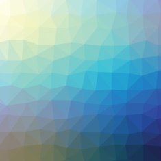 Yellow and bluegeometric low poly style illustration graphic background N3