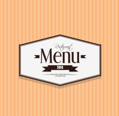 Restaurant menu design N237