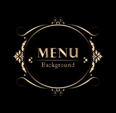 Restaurant menu design N245