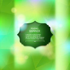 Abstract blurred vector background with black shiny label N2