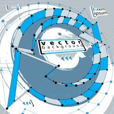 Abstract vector illustration live grunge style backdrop N4