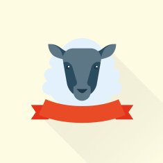 sheep vector icon N2