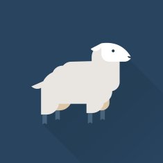 sheep vector icon N3