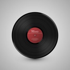 Abstract music background Vinyl disk N6