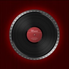 Abstract music background Vinyl disk N7