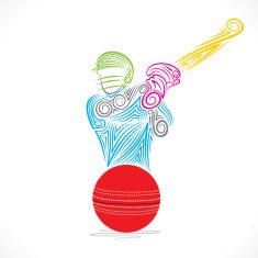 creative cricket player banner design N2