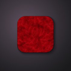 Fluffy texture icon stylized like mobile app Vector illustratio N2
