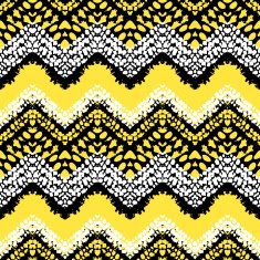 Multicolor hand drawn pattern zigzag N10