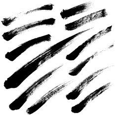 Brush strokes N26