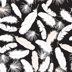 Feathers tiled pattern