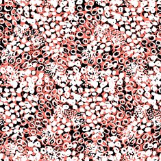 Hand painted vector pattern with splatters N2