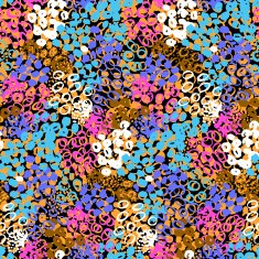 Hand painted vector pattern with splatters N5