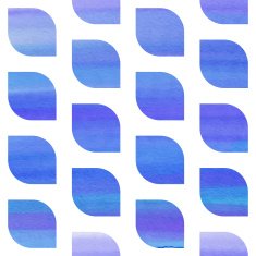 Blue seamless texture with leaves