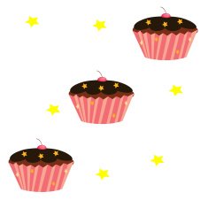 Raster cupcakes N4